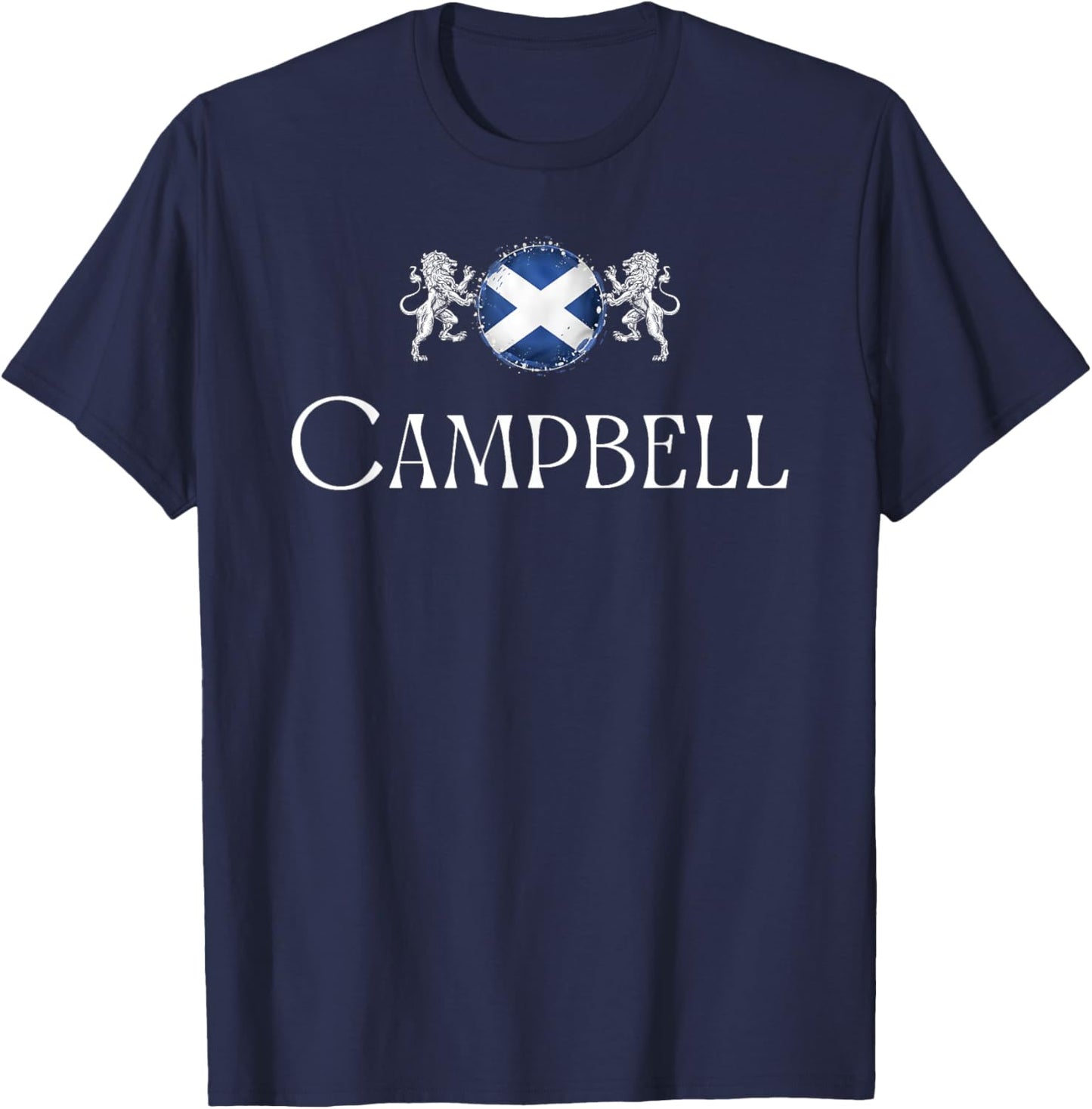 Campbell Clan Scottish Family Name Scotland Heraldry T-Shirt - T-Shirt | Navy