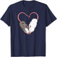 Funny Cute Small Rodent Pet Happy Heart Love Rat Lovers T-Shirt - T-Shirt | Navy