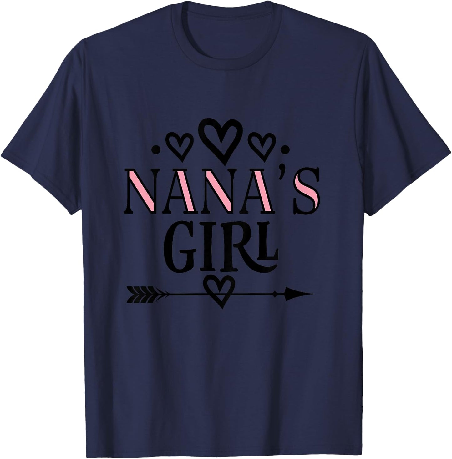 Kids Granddaughter Nanas Girl T-Shirt - T-Shirt | Navy