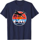 C-141 Vintage Tropical Sunset Cargo Aviation T-Shirt - T-Shirt | Navy