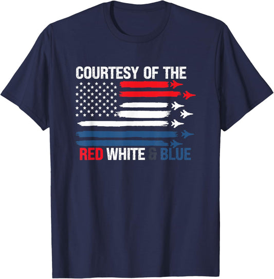 Courtesy of The Red White and Blue T-Shirt - T-Shirt | Navy