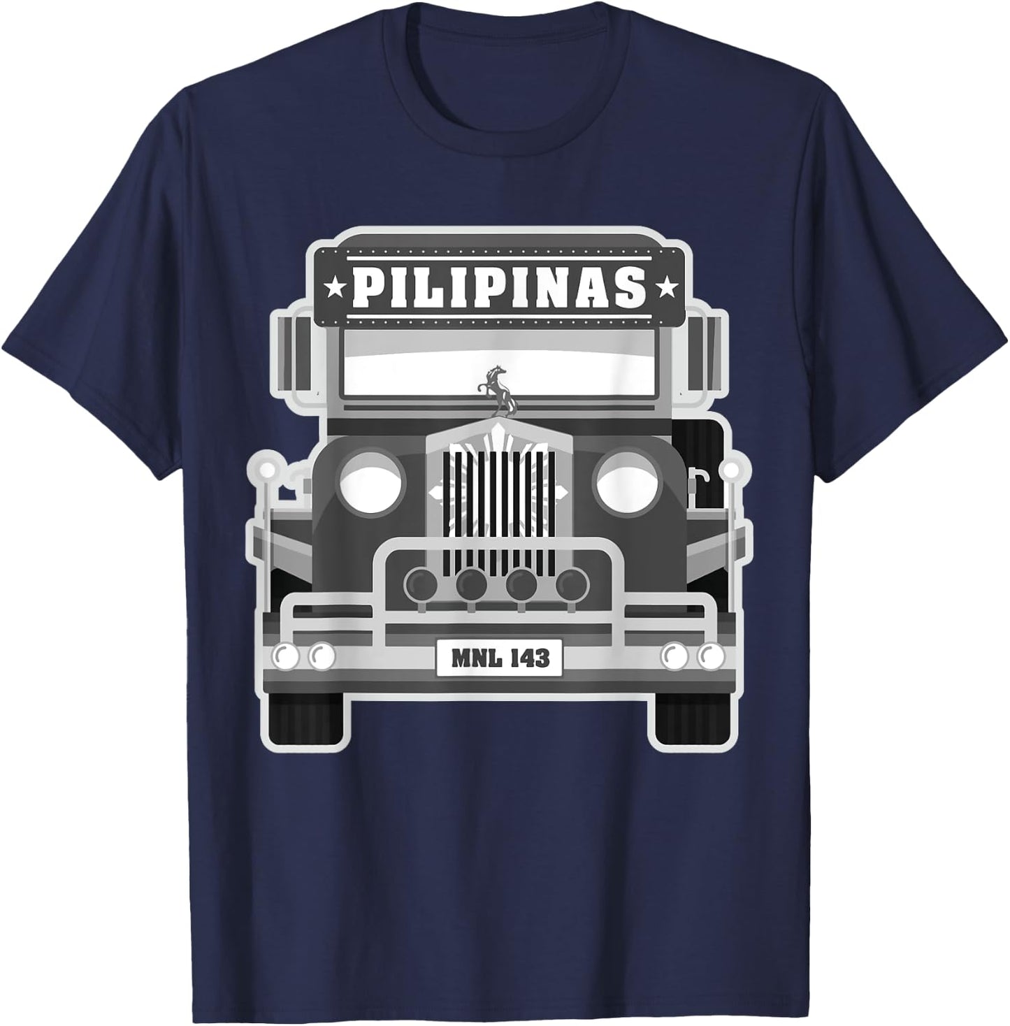 Pinoy Shirt | Philippines Jeepney Filipino Pride Shirt T-Shirt - T-Shirt | Navy