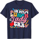 In My Lunch Lady Era Cafeteria Crew Groovy Back To School T-Shirt - T-Shirt | Navy