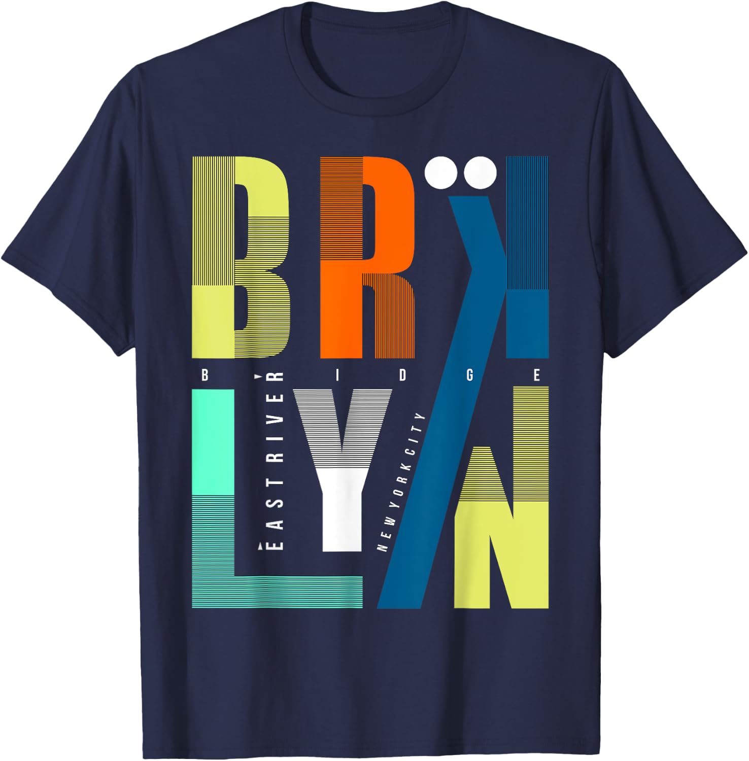 Brooklyn Vibes, Brooklyn shirt, Brooklyn New York City T-Shirt - T-Shirt | Navy