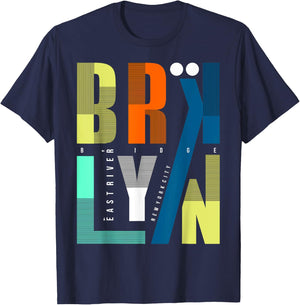 Brooklyn Vibes, Brooklyn shirt, Brooklyn New York City T-Shirt - T-Shirt | Navy