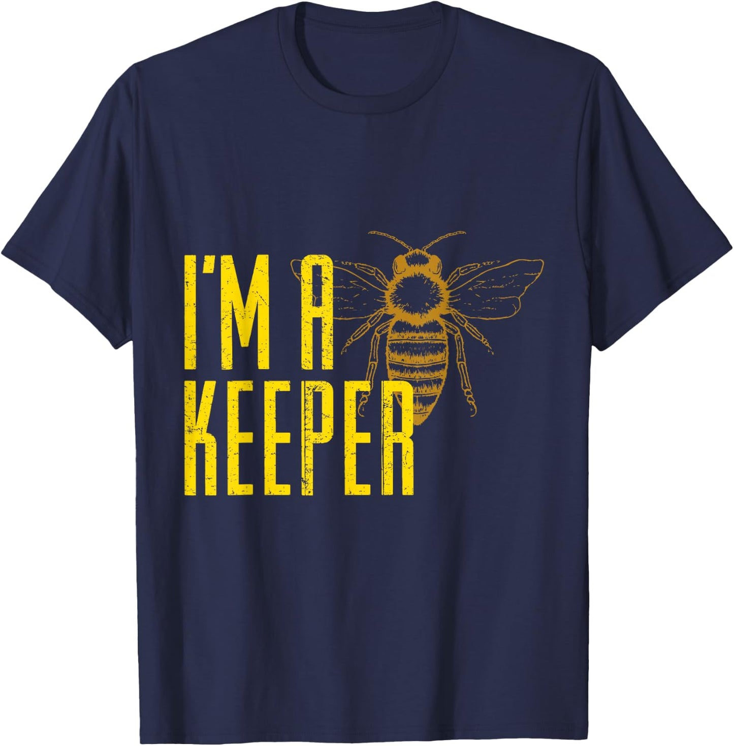 I'm a Bee Keeper T-Shirt - T-Shirt | Navy