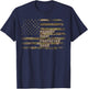 Husband Daddy Protector Hero t shirt Camouflage Fathers Dad T-Shirt - T-Shirt | Navy