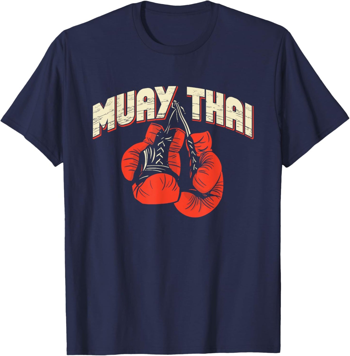 Muay Thai Boxing Martial Arts – Kickboxing T-Shirt - T-Shirt | Navy