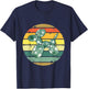 Vintage Balloon Dog Men Women T-Shirt - T-Shirt | Navy