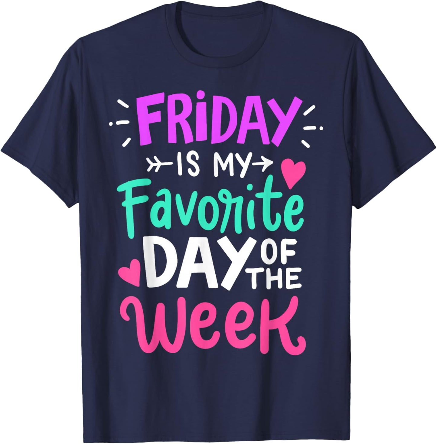 Fridays T-Shirt - T-Shirt | Navy