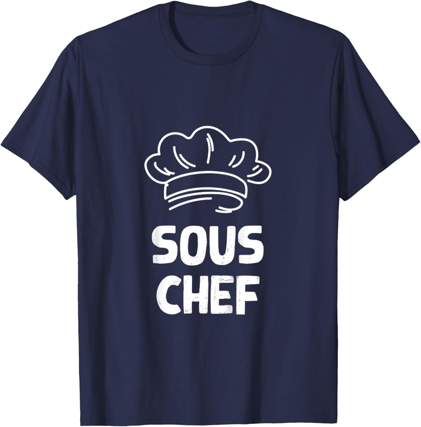 Kids Sous Chef Matching Head Chef Cooking Kitchen Daughter T-Shirt - T-Shirt | Navy