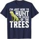 Lizard Hunting Equipment Chicken of the Trees Iguana Hunter T-Shirt - T-Shirt | Navy