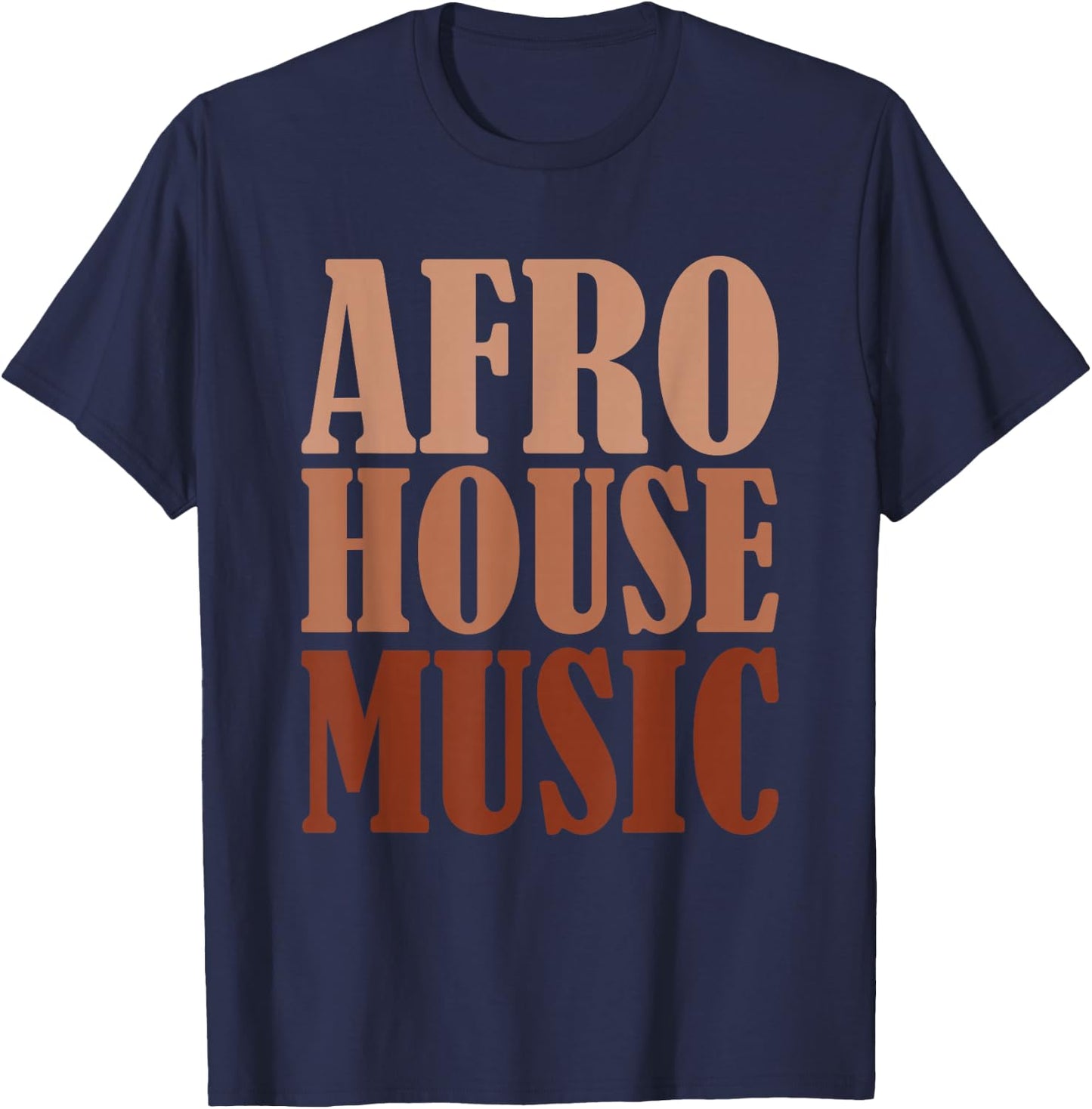 Afro House Music - EDM DJ T-Shirt - T-Shirt | Navy