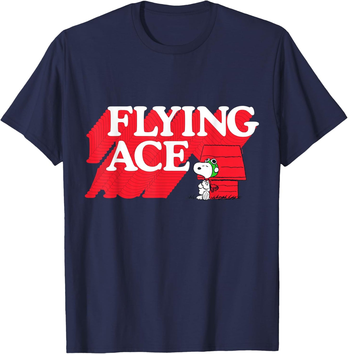 Peanuts Flying Ace T-Shirt - T-Shirt | Navy
