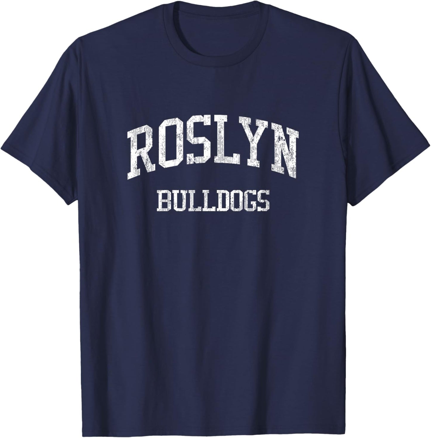 Roslyn High School HS Roslyn Heights NY Vintage Sports T-Shirt - T-Shirt | Navy