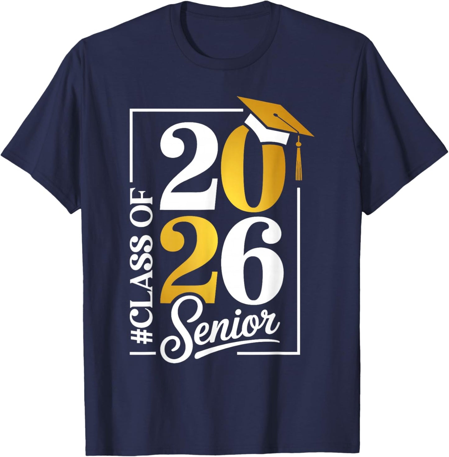 Senior Class Of 2026 Last Day Of School Graduation 2026 T-Shirt - T-Shirt | Navy