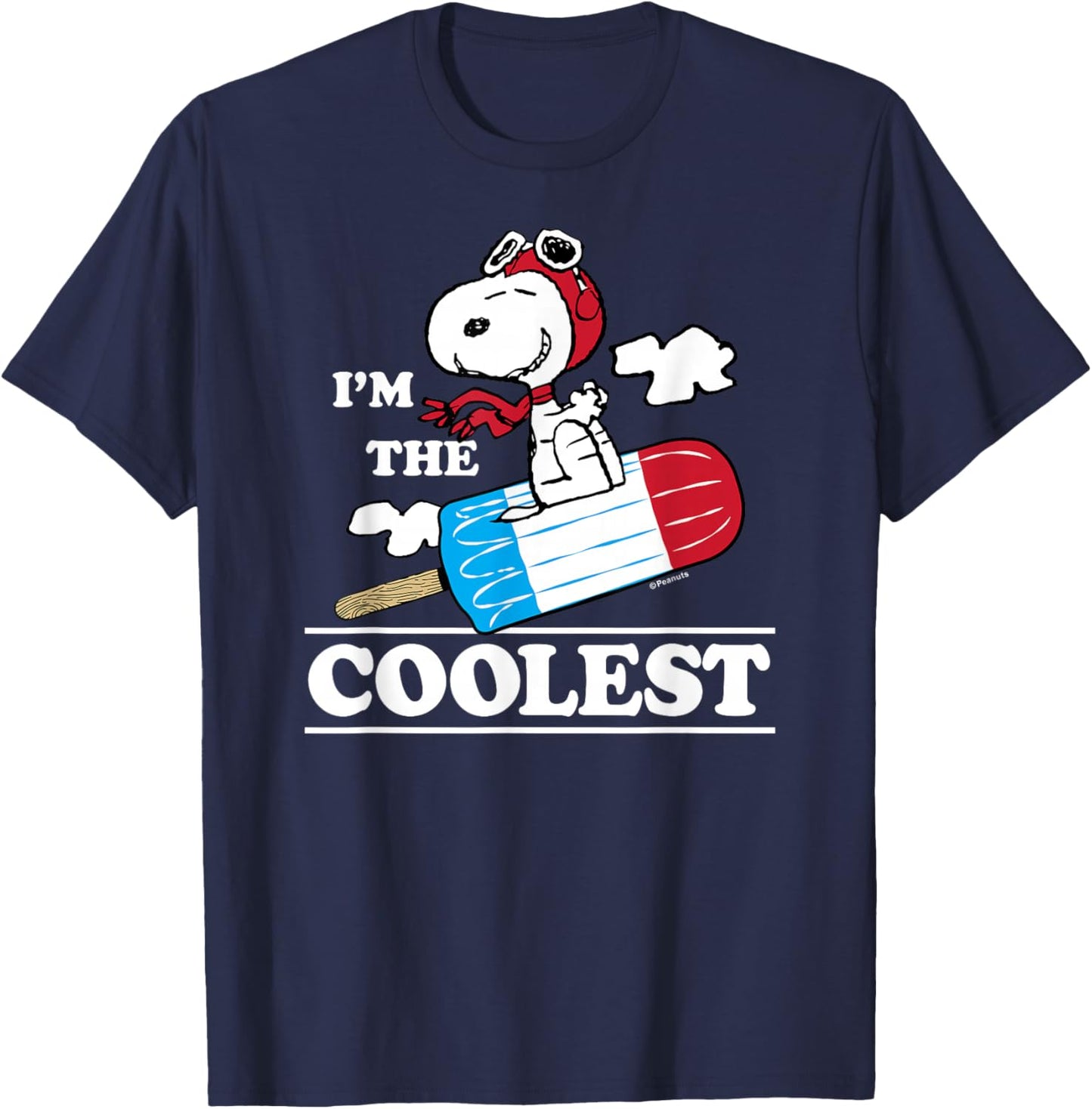 Peanuts - I'm the coolest T-Shirt - T-Shirt | Navy