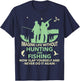 Funny Imagine Life Without Hunting And Fishing T-Shirt - T-Shirt | Navy