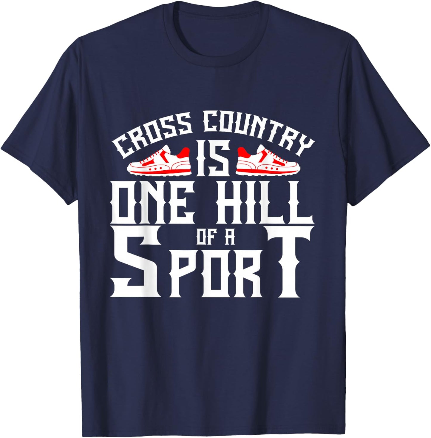 Cross Country Running - XC Run Cross Country Runner T-Shirt - T-Shirt | Navy