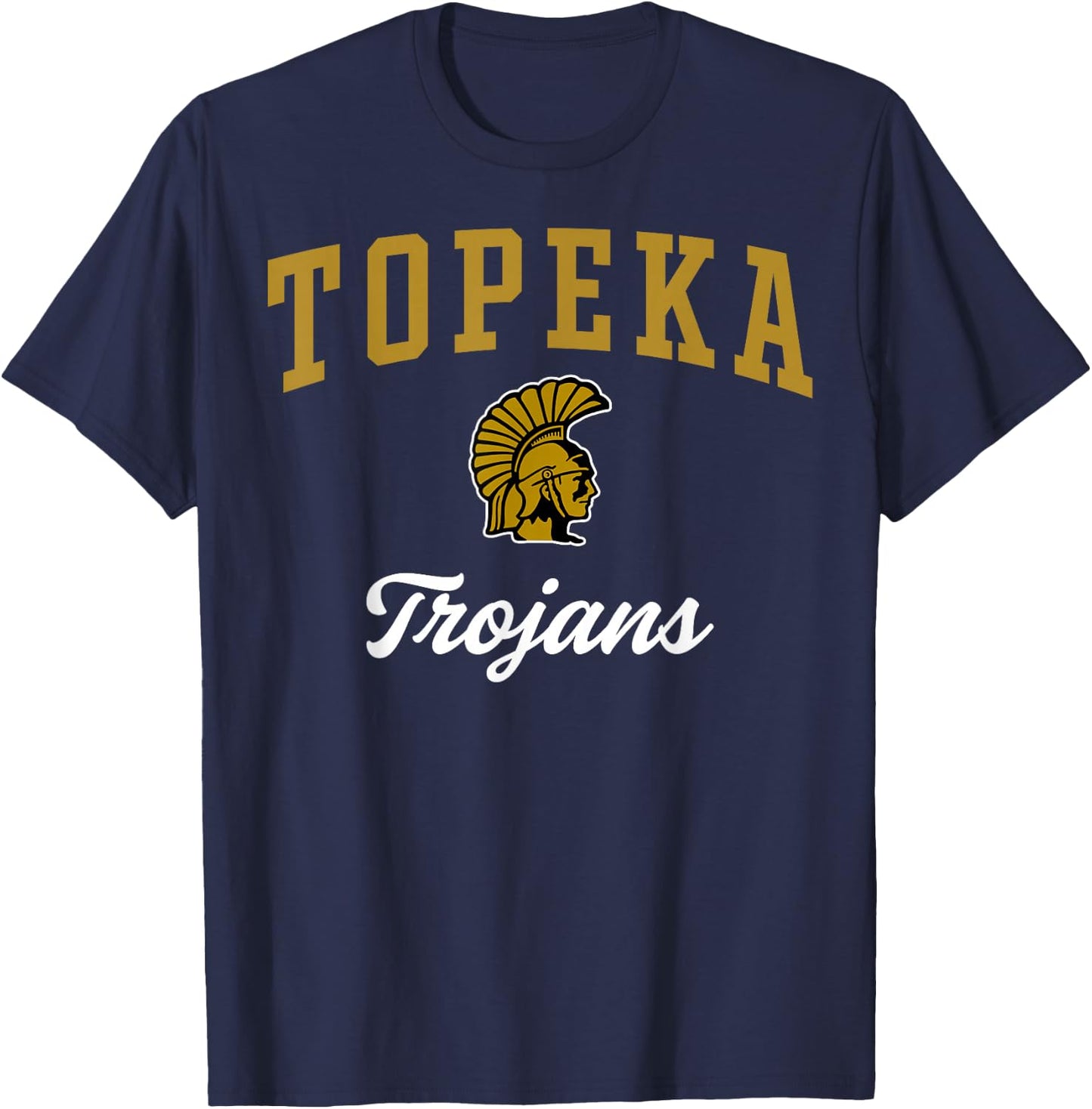 Topeka High School Trojans C3 T-Shirt - T-Shirt | Navy