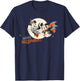 Disney Halloween Minnie and Minnie Flying T-Shirt - T-Shirt | Navy