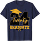 2024 Graduate Class of 2024 Senior High School Graduation T-Shirt - T-Shirt | Navy