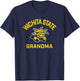 Wichita State University Shockers Arched Grandma T-Shirt - T-Shirt | Navy