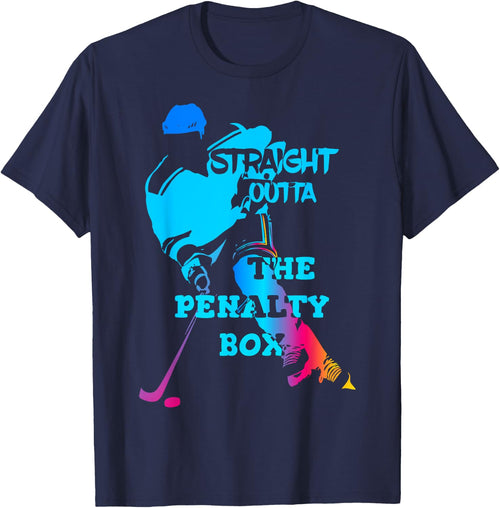 Straight Outta The Penalty Box Funny Ice Hockey Gift