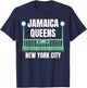 Jamaica Queens New York, NY Jamaica Queens T-Shirt - T-Shirt | Navy