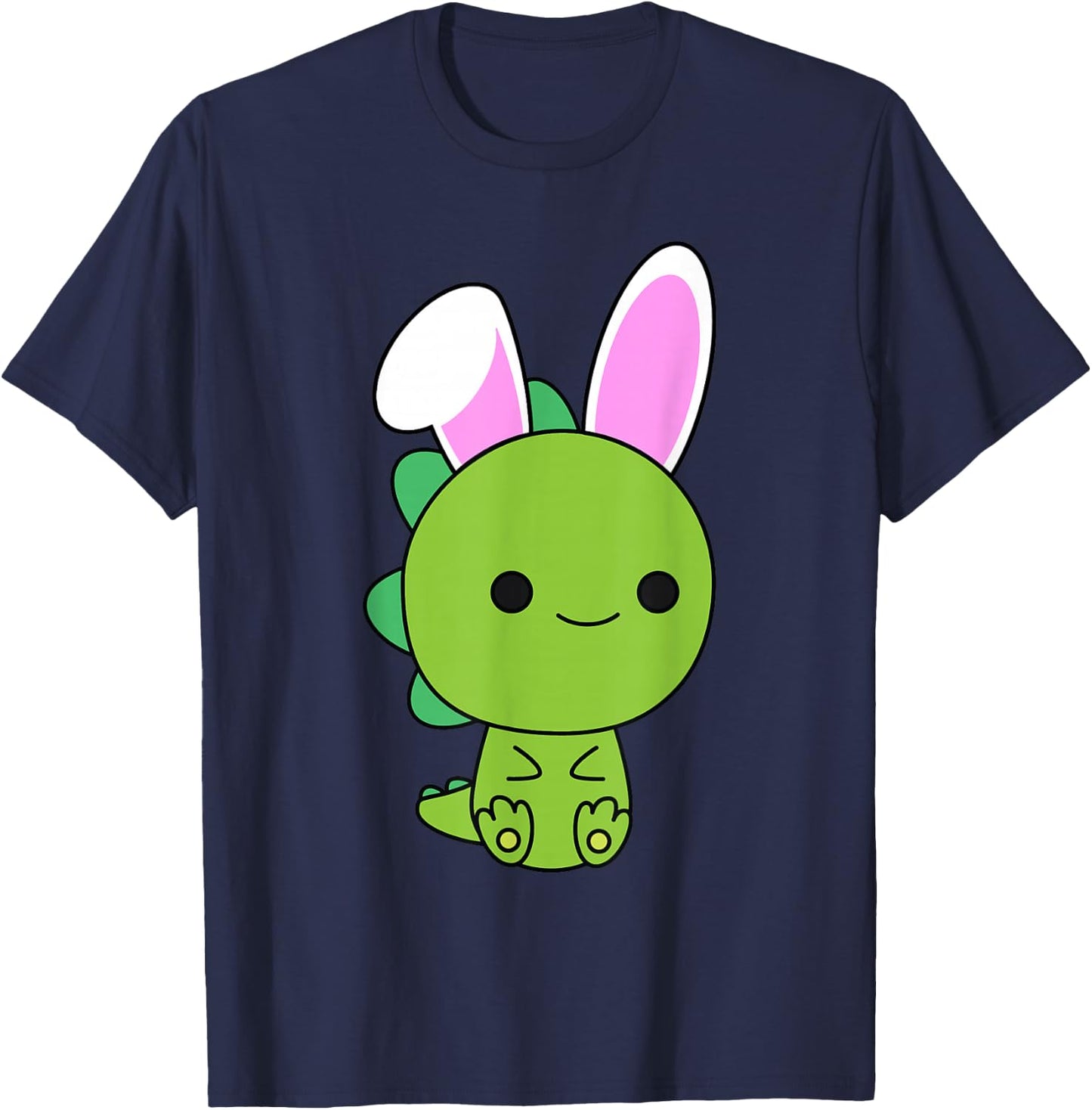 Cute Baby Dinosaur Bunny Rabbit Kawaii Otaku T-Shirt - T-Shirt | Navy