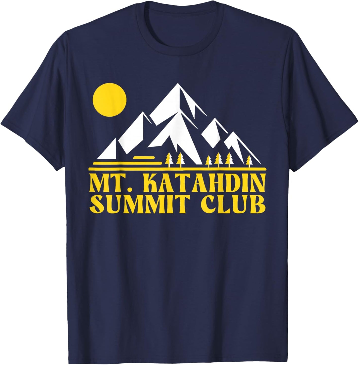 Mount Katahdin Summit Club, Mt Katahdin T-Shirt - T-Shirt | Navy