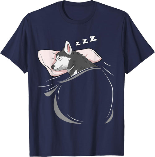 Husky Sleeping Animal Pajamas Nap PJs Outfit Gift Husky