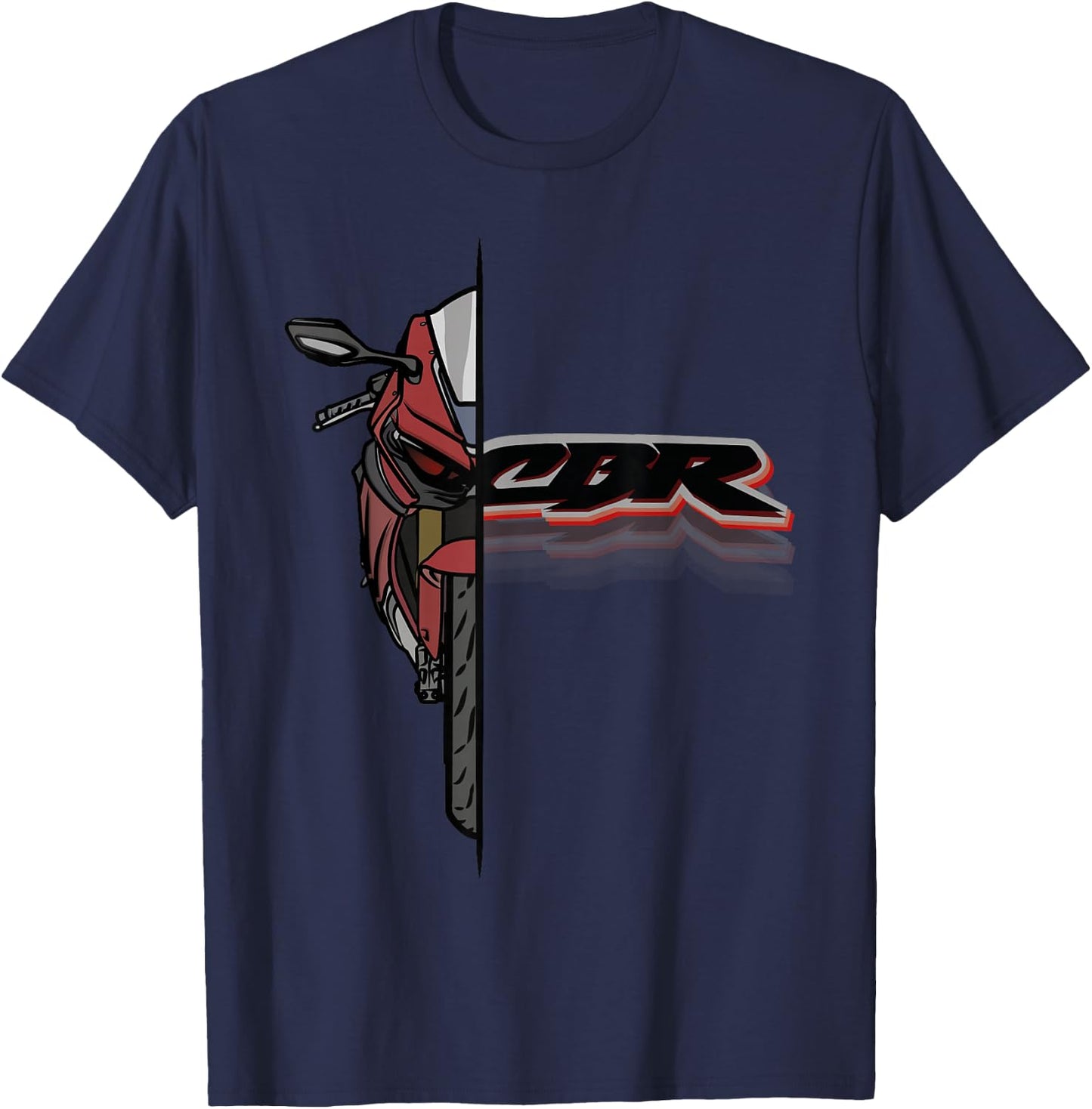 CBR Fireblade Sportbike Motorcycle T-Shirt - T-Shirt | Navy