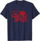 Japanese Aesthetic Dragon Kanji Urban Japan Streetwear T-Shirt - T-Shirt | Navy