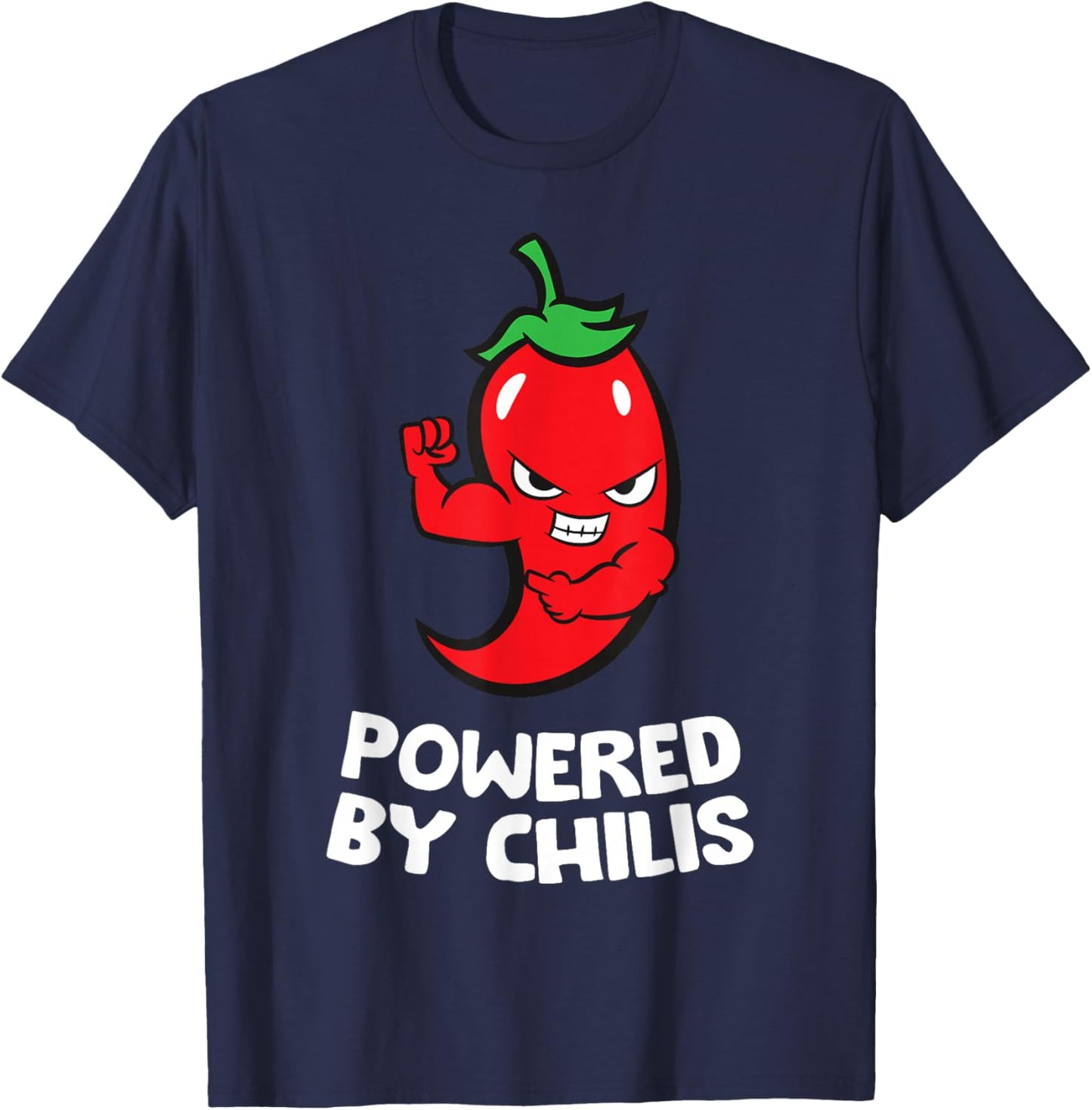 Powered By Chilis T-Shirt - T-Shirt | Navy