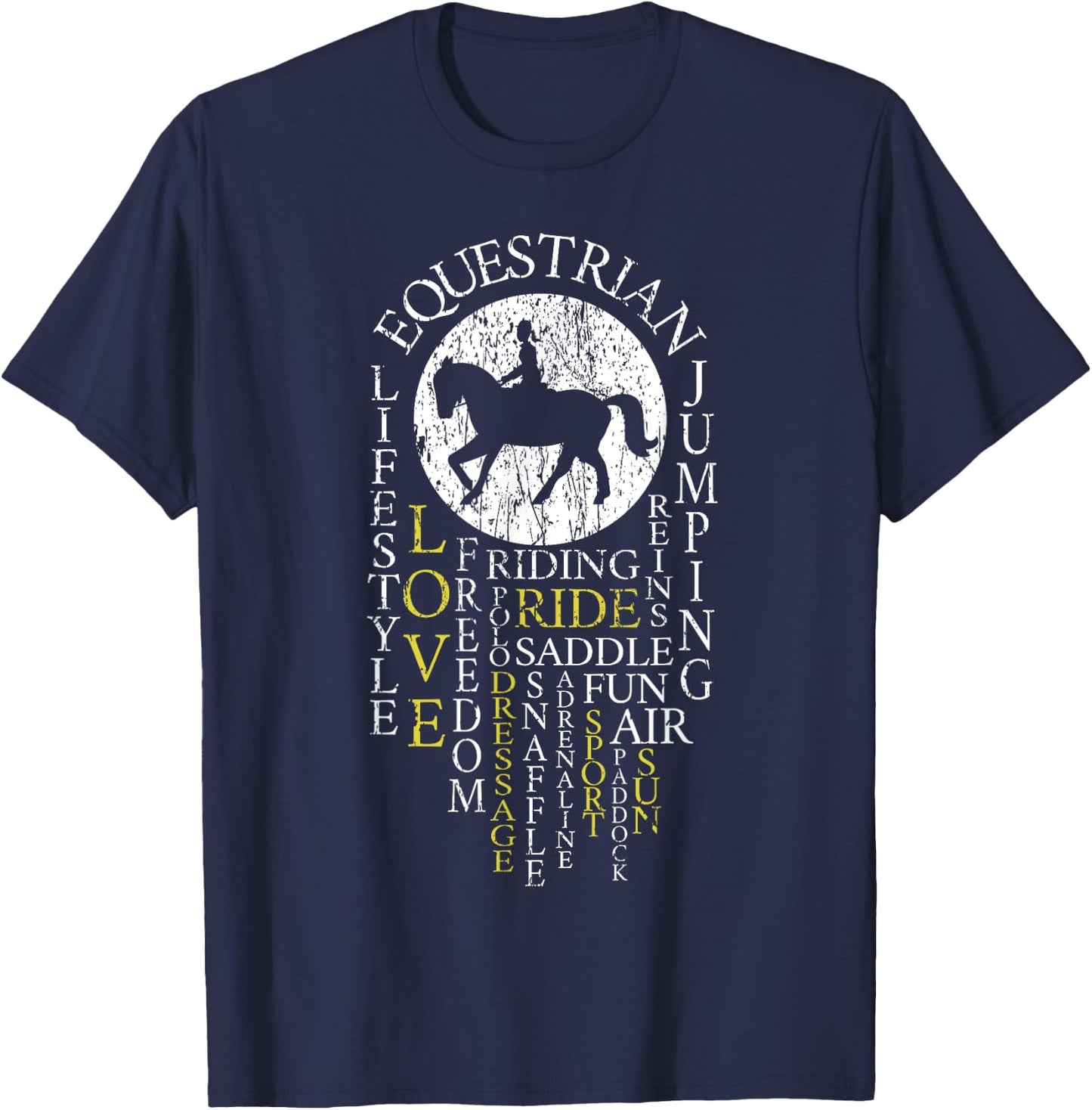 Horse Riding Horse Lovers Definition Rider Gift Women T-Shirt - T-Shirt | Navy