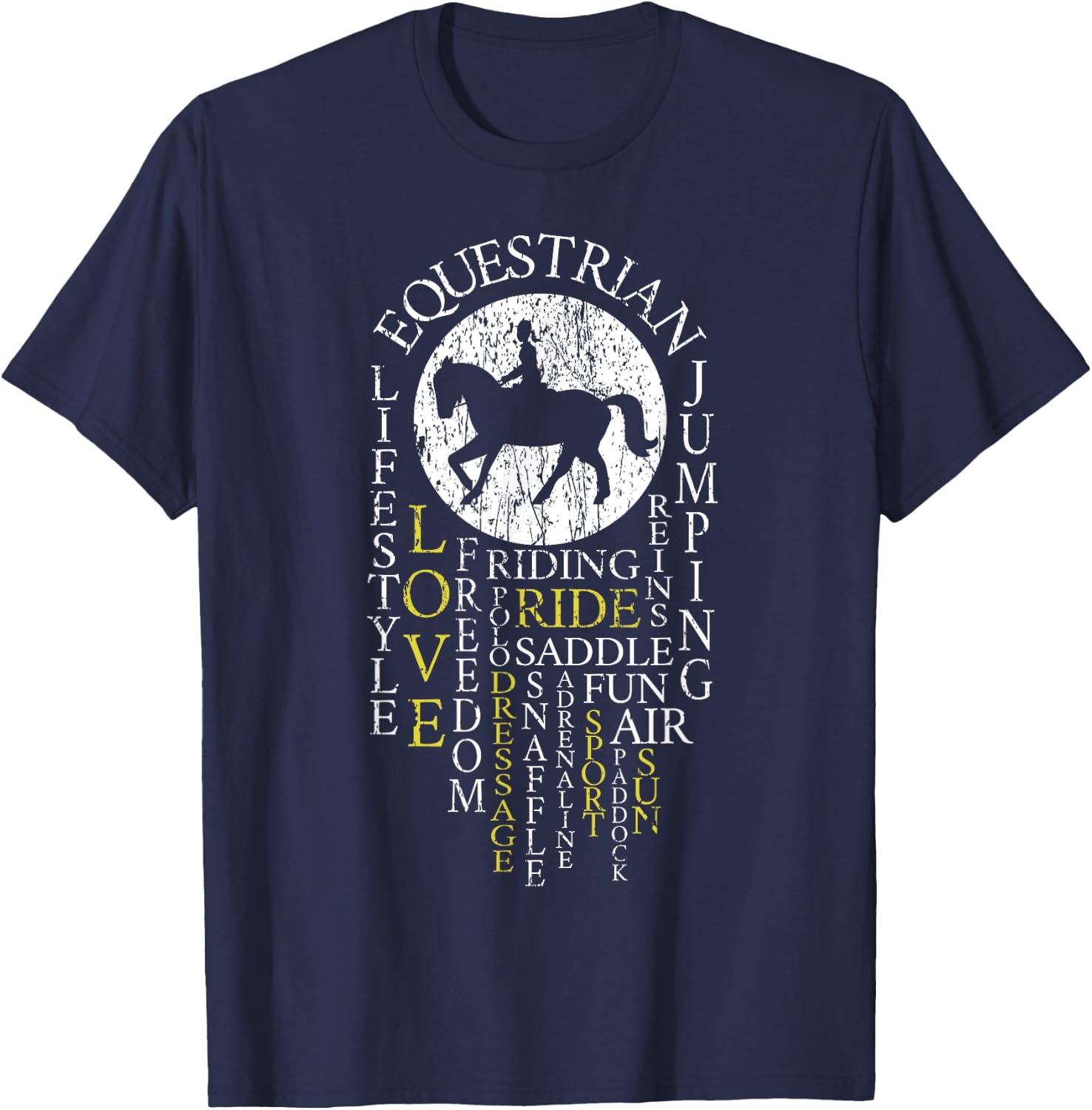 Horse Riding Horse Lovers Definition Rider Gift Women T-Shirt - T-Shirt | Navy