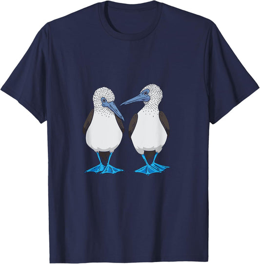 Funny Blue-footed Booby Dancing Seabird Trendy T-Shirt - T-Shirt | Navy