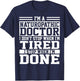 Naturopathic Doctor Apparel | Funny Doctors Design T-Shirt - T-Shirt | Navy