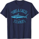 JCombs: Turks & Caicos Islands, Carib. Reef Shark T-Shirt - T-Shirt | Navy