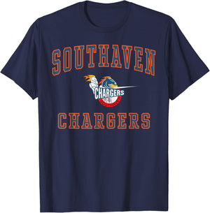 Southaven High School Chargers C1 T-Shirt - T-Shirt | Navy