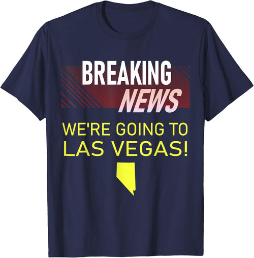 Breaking News We're Going to Las Vegas Vacation Announcement