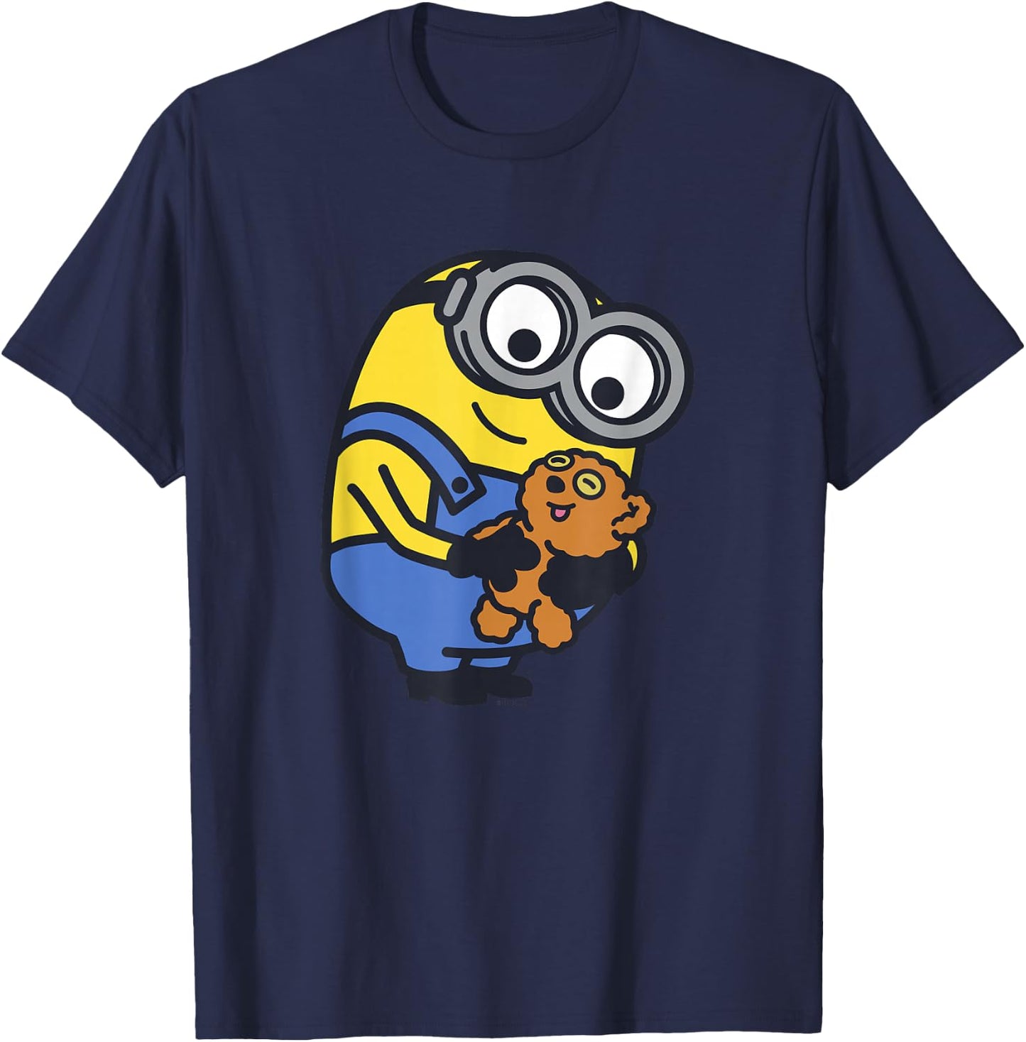 Despicable Me Minions Favorite Teddy Bear Portrait T-Shirt - T-Shirt | Navy