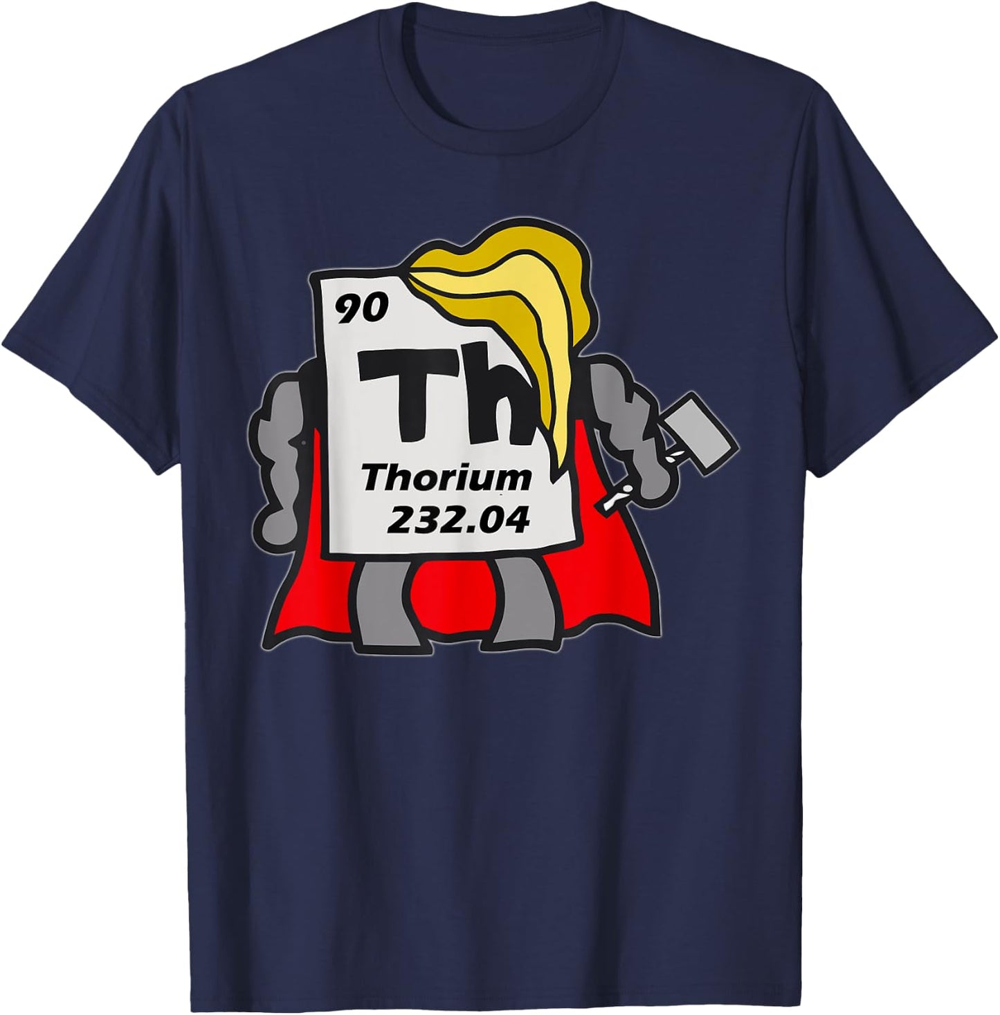 Funny Chemistry Thorium Lover T-Shirt - T-Shirt | Navy