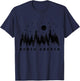 North Dakota Nature Lover Forest Hiking T-Shirt - T-Shirt | Navy