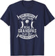 Real Grandpas Play Golf Grandpa Golfer Dad Funny Gift T-Shirt - T-Shirt | Navy