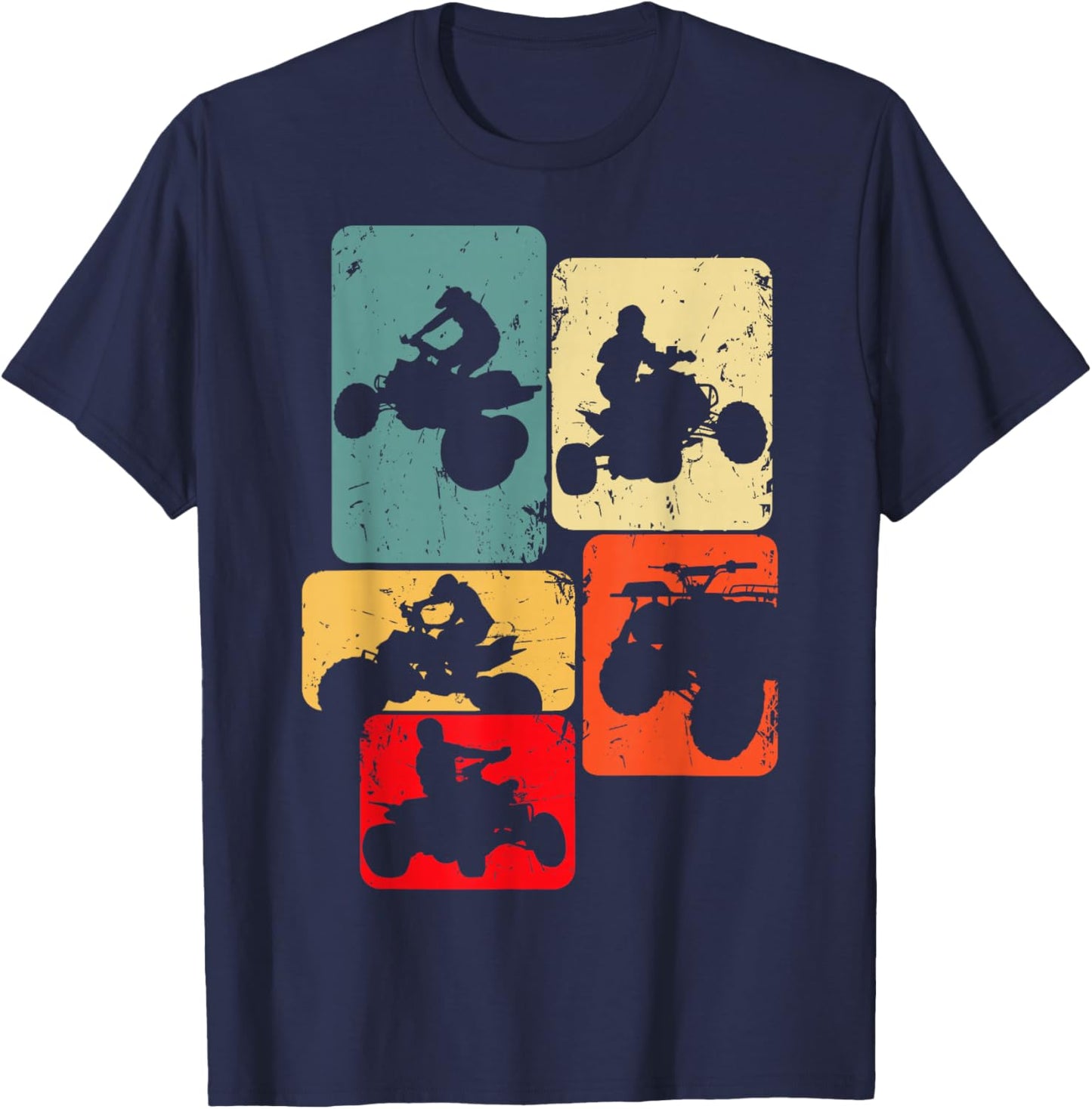 Quad ATV Quad Kinder Jungen Männer T-Shirt - T-Shirt | Navy