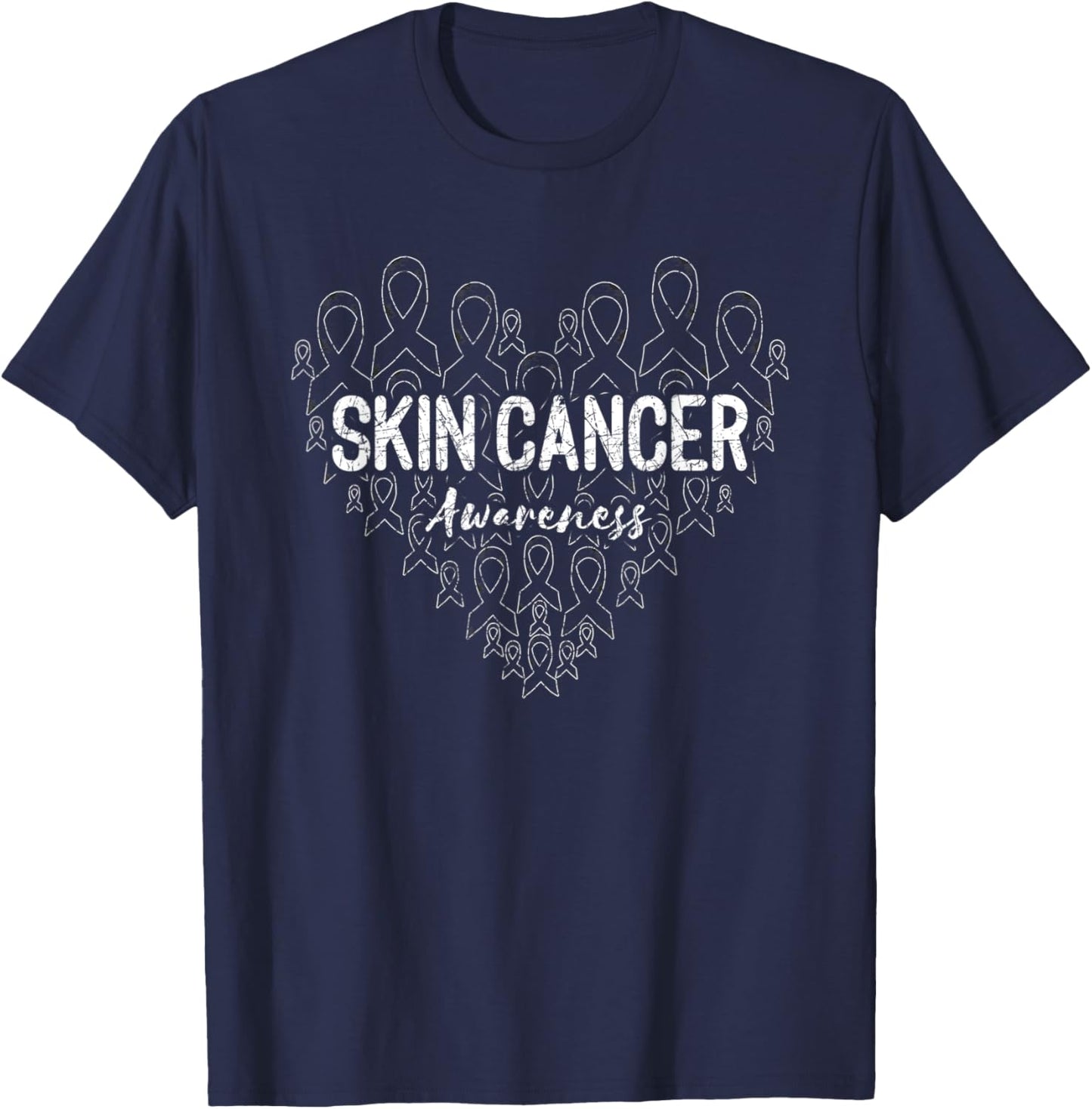 Skin Cancer Awareness T-Shirt - T-Shirt | Navy