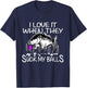 I love it - Carp Fishing Carpfishing Big Carp Angling T-Shirt - T-Shirt | Navy