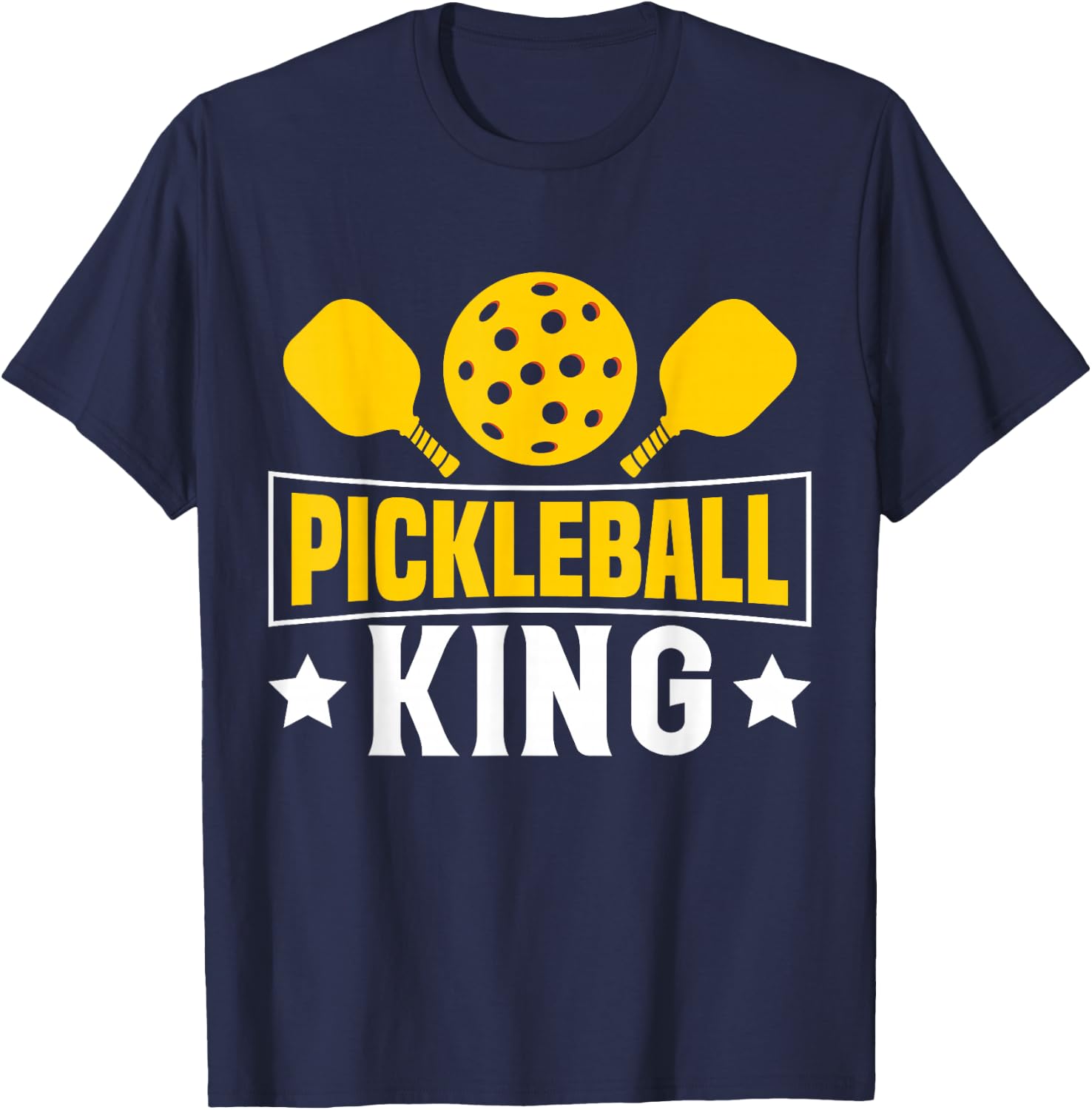 Pickleball King T-Shirt - T-Shirt | Navy